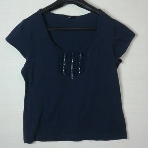 Banana Republic Women's XL Navy Top